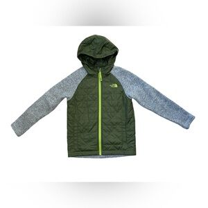 The North Face Green and Gray Kids Jacket